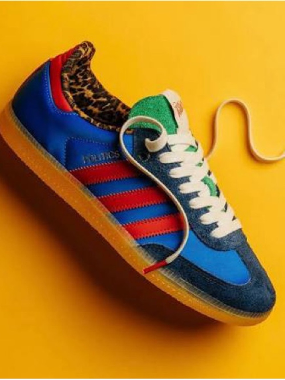 POLITICS X Adidas Samba 'Consortium Cup' in
Blue Bird/Better Scarlett